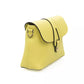 Yellow Leather Women Crossbody