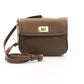 Brown Leather Women Crossbody Bag