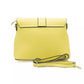 Yellow Leather Women Crossbody