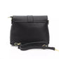 Black Cow Leather Women Crossbody Bag