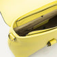 Yellow Leather Women Crossbody