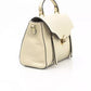 Beige Leather Women Handbag