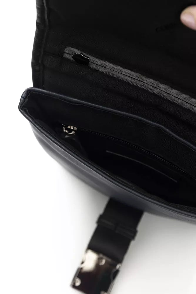 Blue Polyethylene Women Crossbody Bag