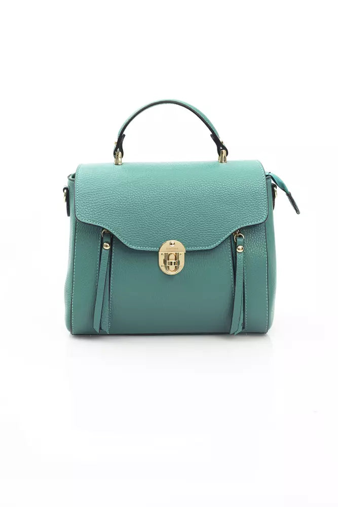 Green Leather Women Handbag