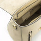 Beige Leather Women Handbag