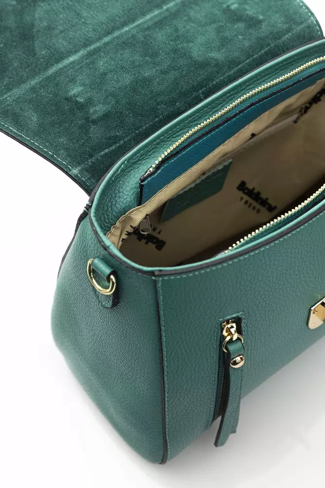 Green Leather Women Handbag