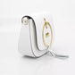 White Leather Women Crossbody Bag