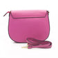 Pink Leather Women Crossbody Bag