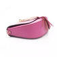 Pink Leather Women Crossbody Bag