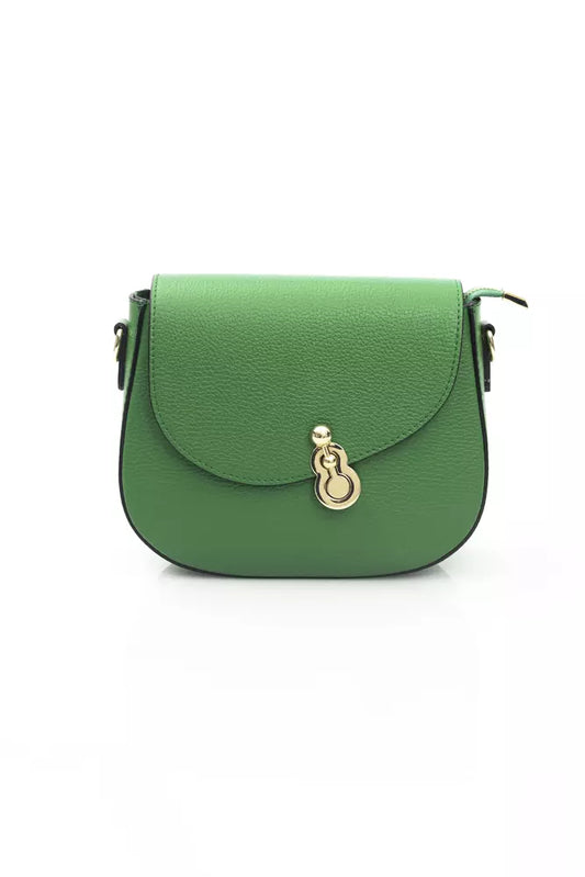 Green Leather Women Shoulder Bag