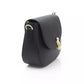Black Leather Women Shoulder Bag