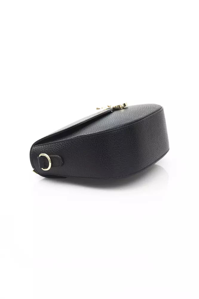 Black Leather Women Shoulder Bag