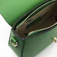 Green Leather Women Shoulder Bag