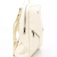 Beige Cow Leather Women Backpack