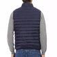 Blue Polyester Men Jacket