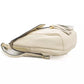 Beige Leather Women Backpack