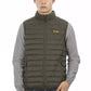 Green Polyester Men Jacket