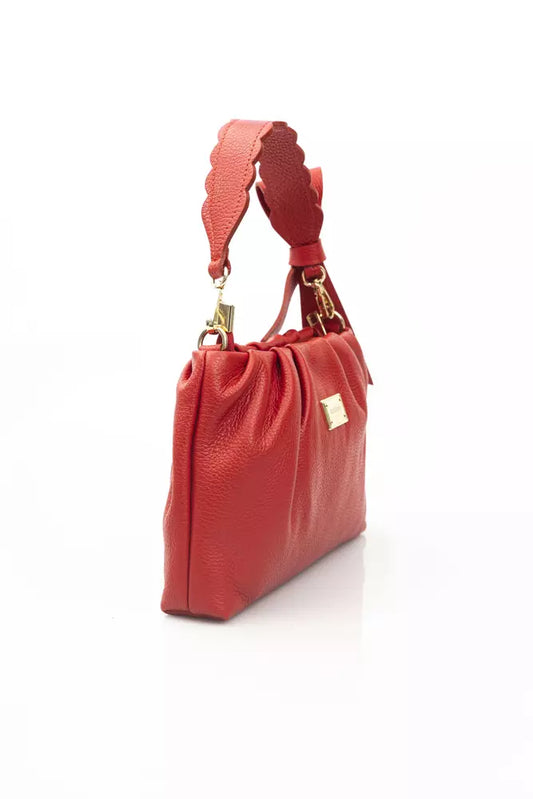 Red Cow Leather Women Handbag