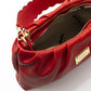 Red Cow Leather Women Handbag