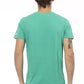 Green Cotton Men T-Shirt
