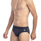 Blue Polyester Men Swimwear