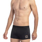 Black Polyester Men Swim Trunk