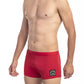 Red Polyester Men Swim Trunk