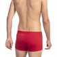 Red Polyester Men Swim Trunk