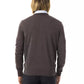 Gray Merino Wool Men Sweater