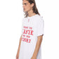 White Cotton Men T-Shirt