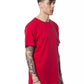 Red Cotton Men T-Shirt