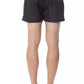 Black Polyester Men Swimwear