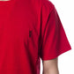 Red Cotton Men T-Shirt