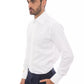 White Cotton Men Shirt
