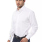 White Cotton Men Shirt