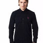 Black Cotton Men Shirt