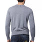 Gray Merino Wool Men Sweater