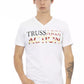 White Cotton Men's T-Shirt