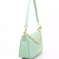 Green Leather Women Shoulder Bag