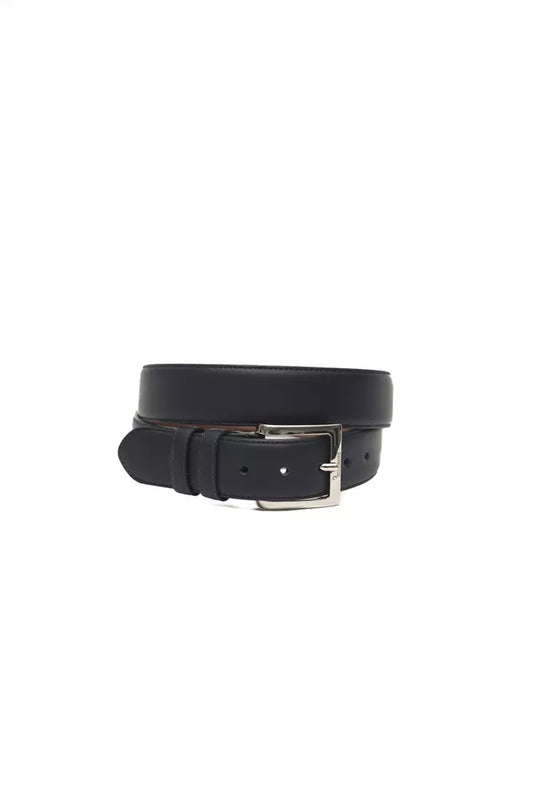 Blue Leather Men Belt