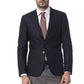 Blue Wool Men's Blazer