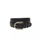 Black Leather Men Belt