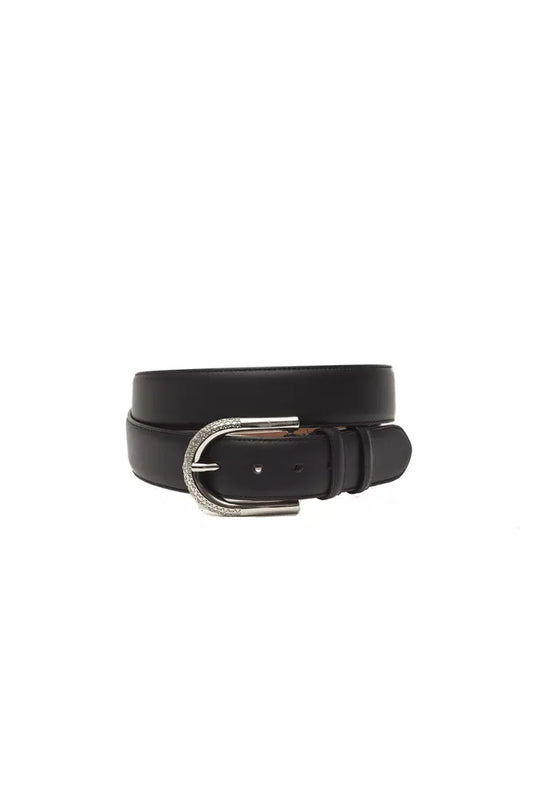 Black Leather Men Belt