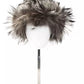 Gray Fox Fur Men Cap