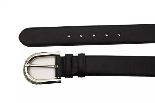 Black Leather Men Belt