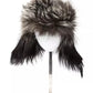 Gray Fox Fur Men Cap