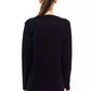 Blue Wool Women Cardigan