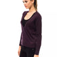 Purple Wool Women Sweater