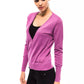 Purple Wool Women Sweater