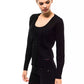 Black Wool Women Sweater